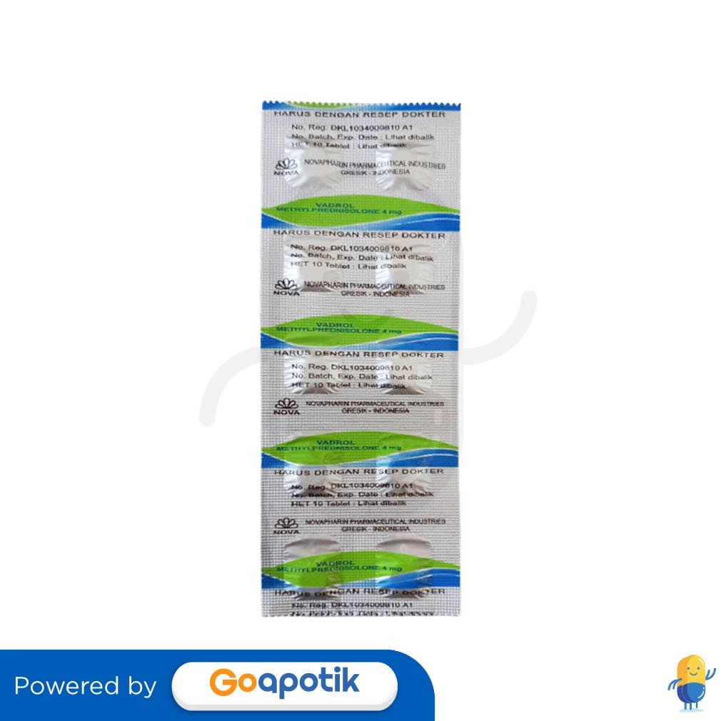 Vadrol 4 Mg Strip 10 Tablet