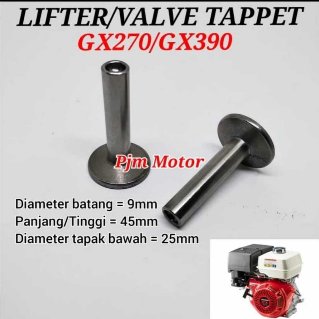 

GX270 TAPPET tapak payung klep mesin pengerak dan genset GX390 GX420 5KW 6KW amplas