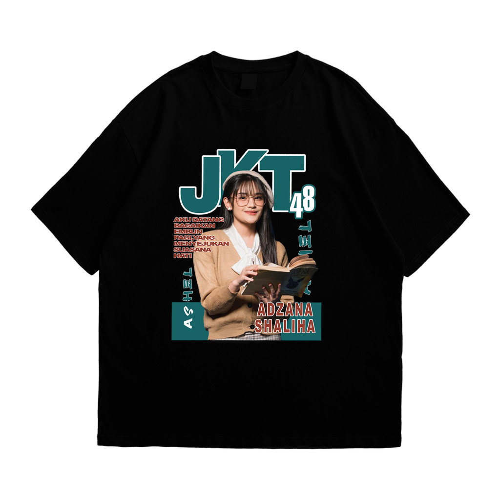 [COD] T-Shirt 2025 kaos skena Baju pria Oversize JKT48 Majalah Printing Pria dan Wanita Modis Vintag