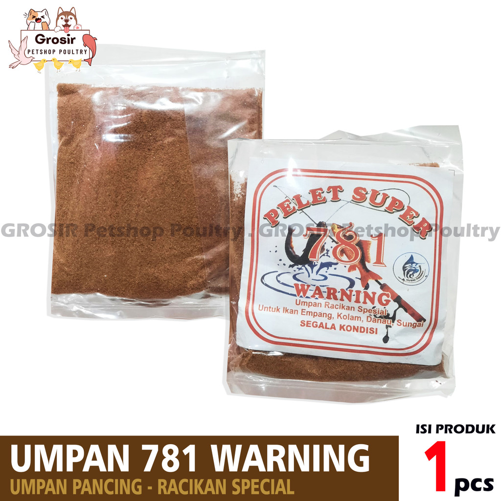 UMPAN PANCING PELET 781 WARNING / UMPAN PELET 781