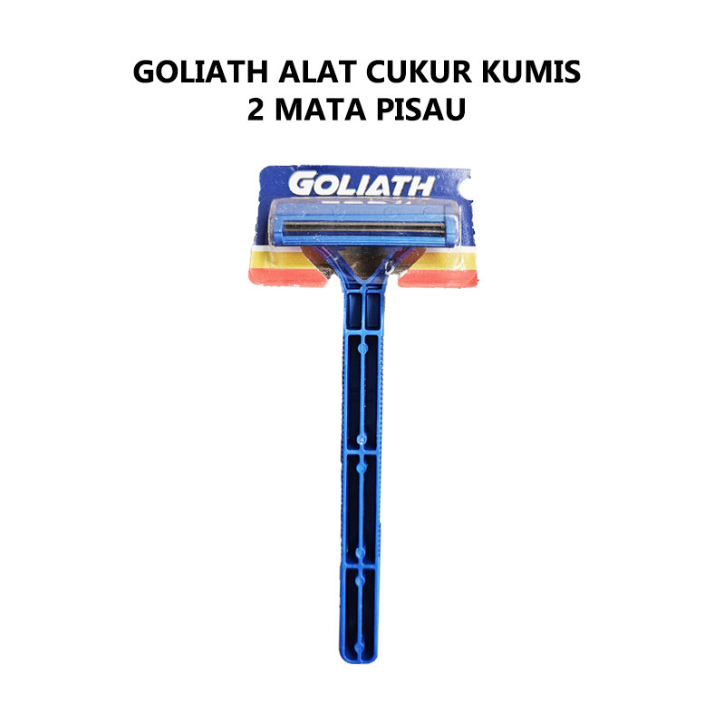 Goliath Pisau Cukur 2 Mata / Pisau Cukur Kumis / Cukur Jenggot Pria