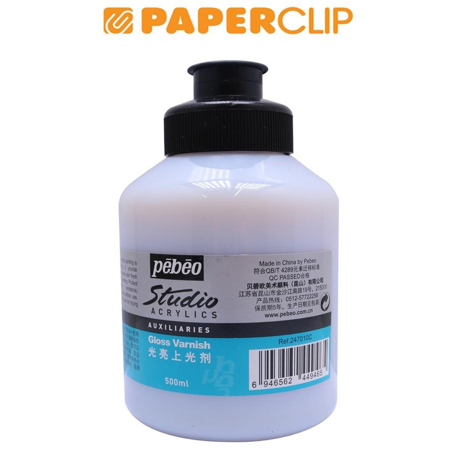 

VARNISH ACRYLIC PEBEO STUDIO GLOSS 500ML 247010C