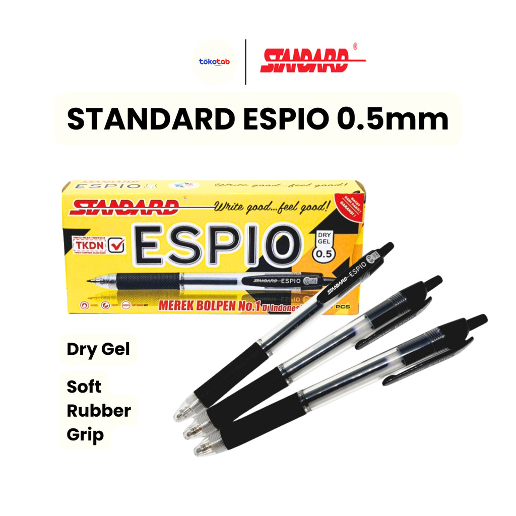 

Tokotab - STANDARD Pulpen Espio 0.5 ( Alat Tulis / Pen / Ballpoint / Pena )