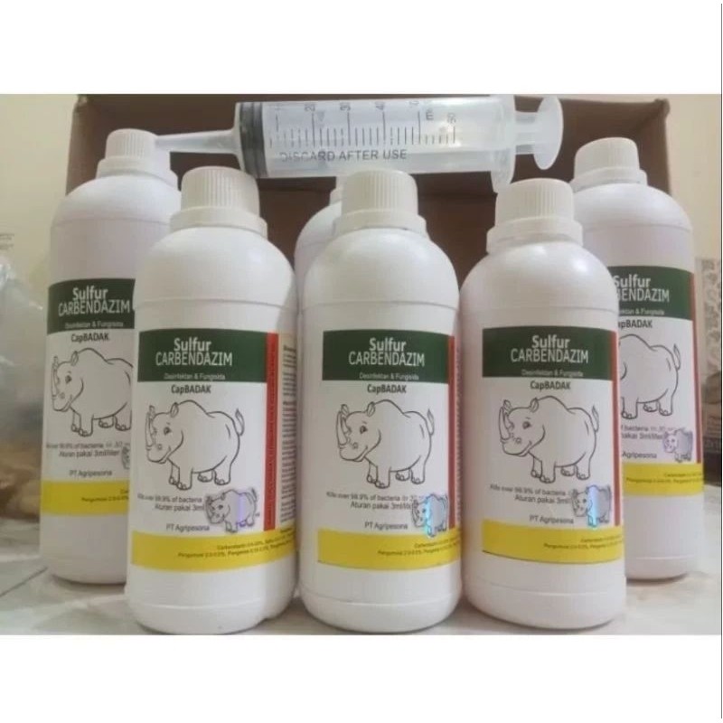 Desinfektan Cap Badak / Sulfur Carbedazim Termurah Original