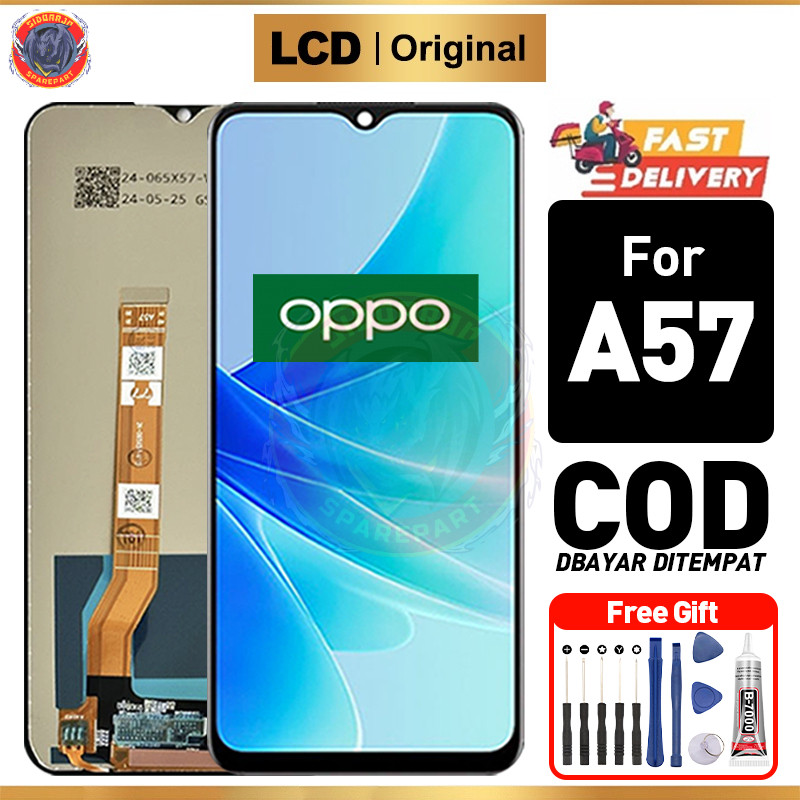 LCD OPPO A57 Original Asli Fullset hp Touchscreen Ori For Glass Touch Screen Digitizer