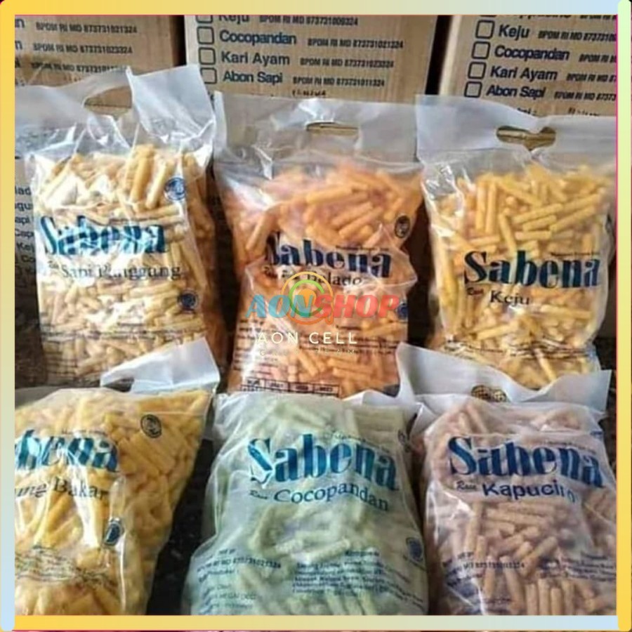 

[AS] Snack Sabena Stick Balado Jagung Bakar Keju Sapi Jajanan Kiloan 360g