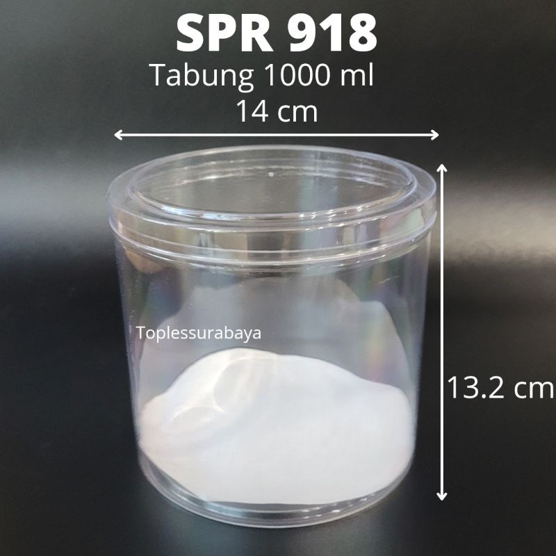 12 PC TOPLES 1000 ML 500 GRAM nuai panen raya SN 918 TABUNG KUE KERING SNACK