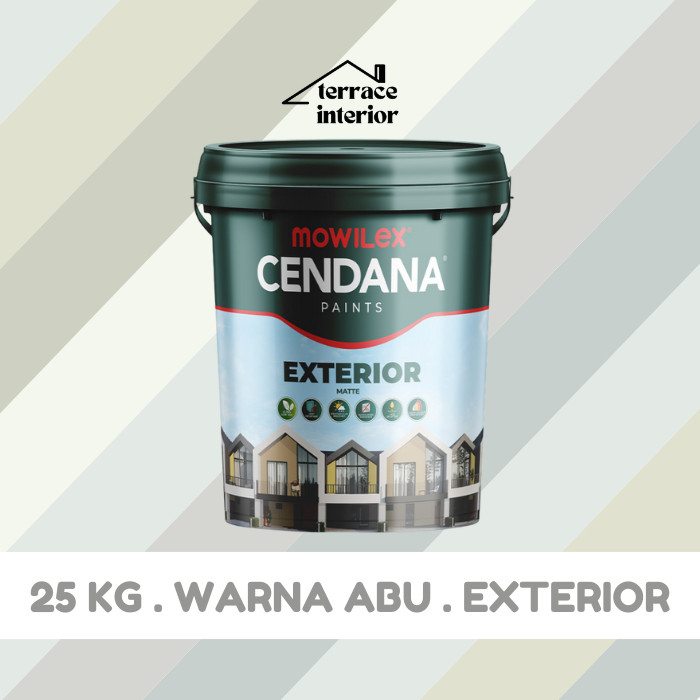 Cat Tembok Mowilex Cendana Exterior Warna Abu 25 kg