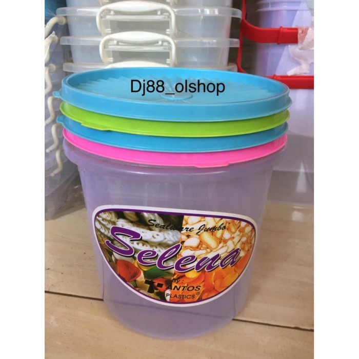 Toples Kerupuk Plastik Selena 5 Liter Merk Tantos 7005