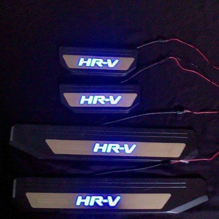Sill Plate Lampu Led Tatakan Injakan Kaki Mobil Honda Hrv