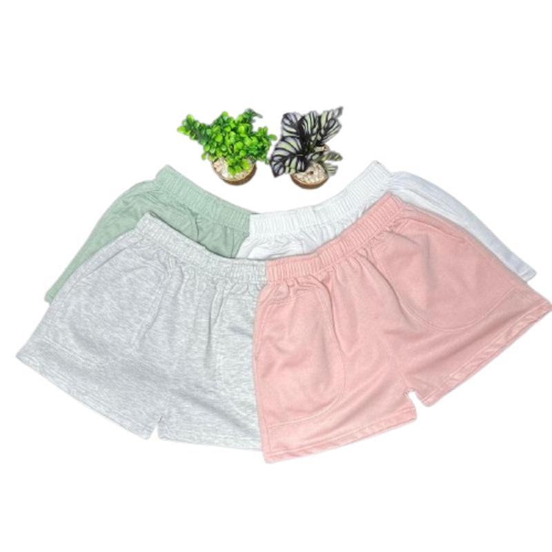 

PAKET HEMAT 4PCS CELANA PENDEK POLOS SWEATSHORT PANTS / SHORTPANTS / CELANA CASUAL / CELANA PENDEK SANTAI Nyaman Wanita Karet