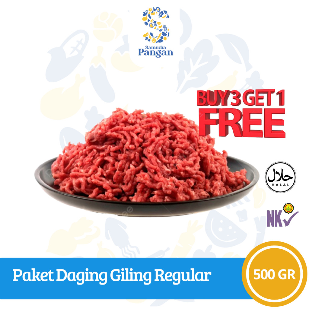 

Paket Daging Sapi Giling Reguler / Minced Ground Beef 500gr