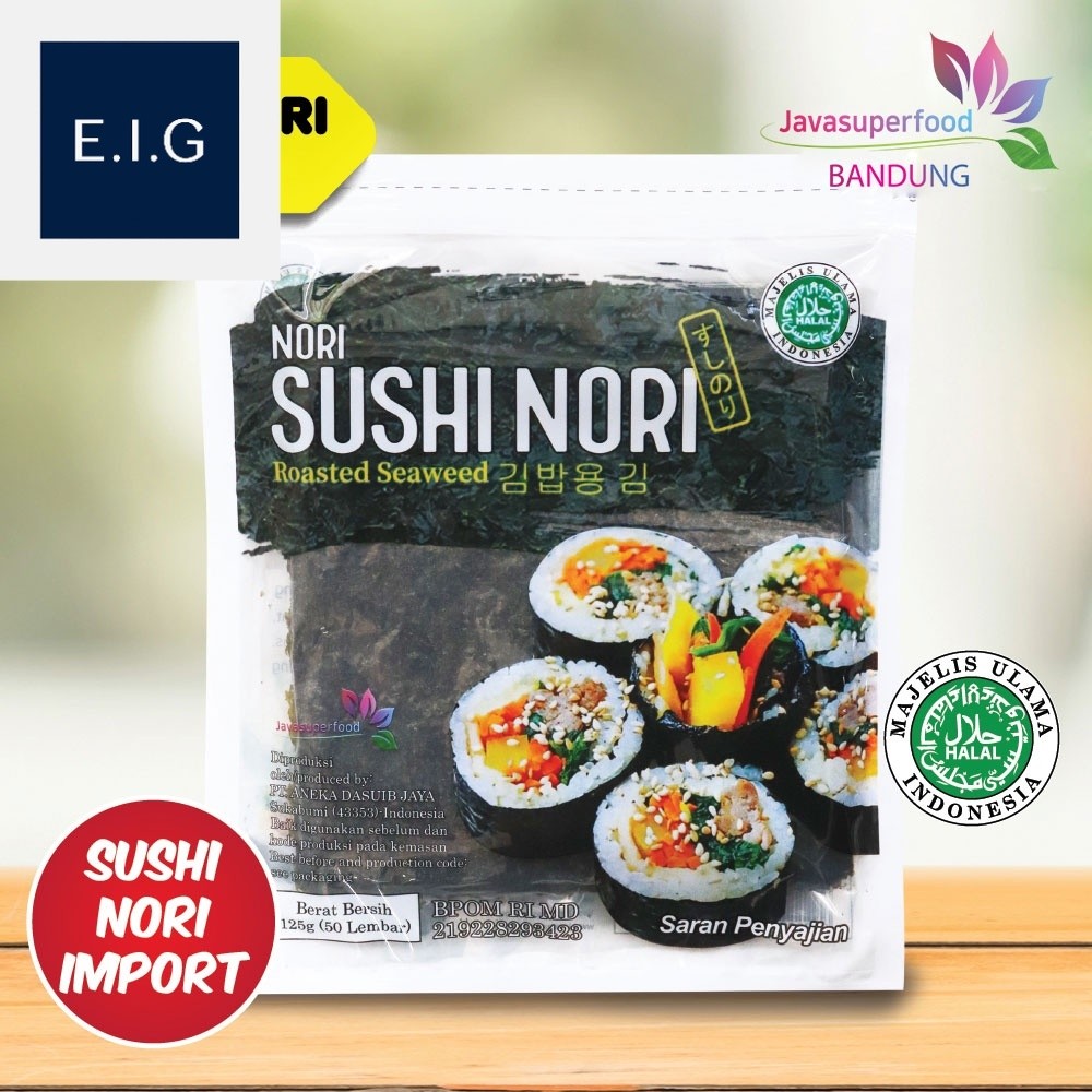 

Sushi Nori Seaweed Rumput Laut Panggang / Sushi Nori Sakao HALAL 5/10/20/50 Sheets/lembar