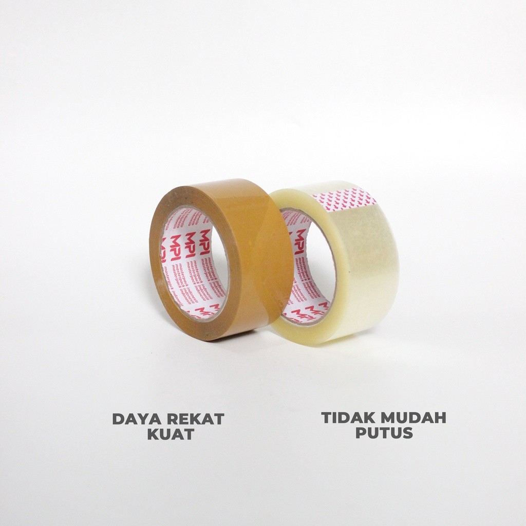 

Lakban Bening - Lakban Coklat 45 mm x 90 Yard Master Pack Indonesia