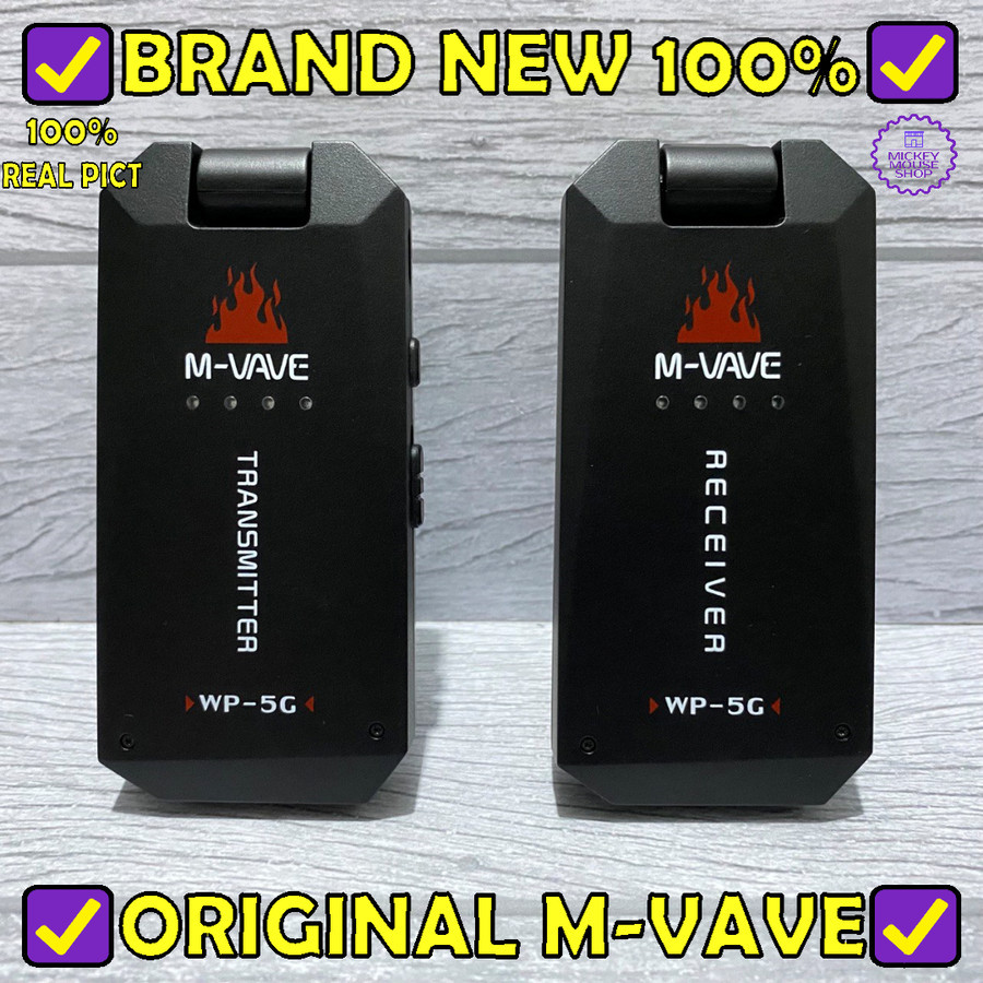 Jack Gitar Wireless 5.8Ghz M-VAVE WP-5G AIRBRIDGE Sound System Guitar / CUVAVE / Muslady