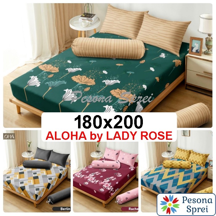 DISKONMANIA SPREI ALOHA 180x200 / SPREI ALOHA KING / SPREI POLOS 180x200