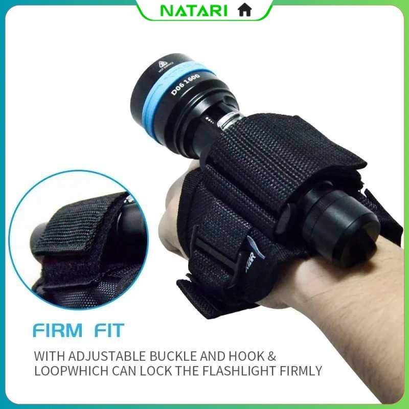 Pegangan Senter Selam Wrist Strap Diving Flashlight Adjustable - XTAR