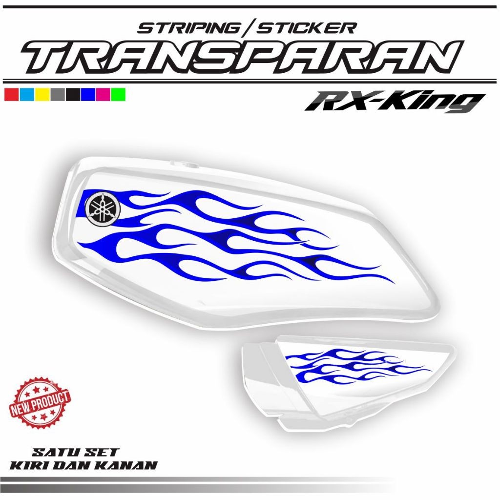 VARIASI KEREN STIKER TRIBAL RX KING STRIPING MOTOR VARIASI TRANSPARAN RX KING MOTIF