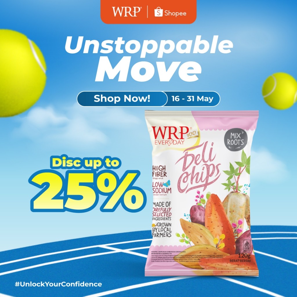 

WRP Delichips Mix Roots Family Pack 120g - Camilan Diet