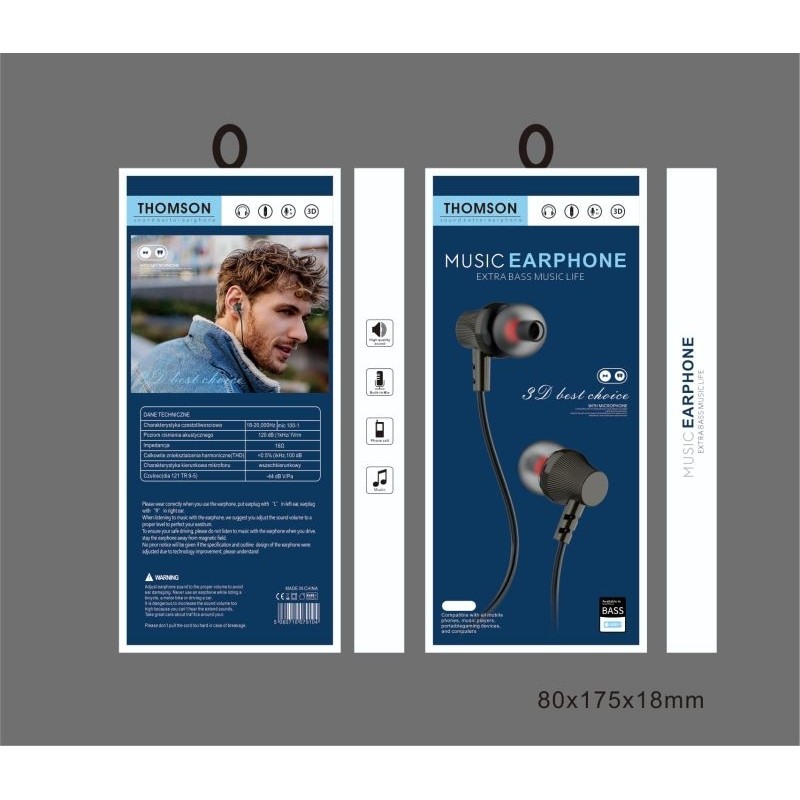 HF Headset Earphone ORI Thomson T 700 88