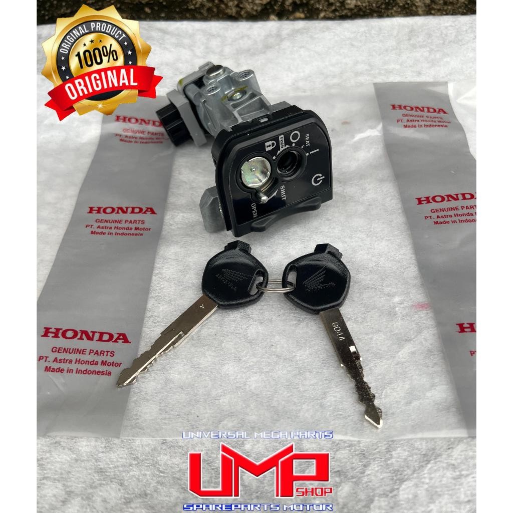 Kunci Kontak Honda BeAT K1A k2f scoopy GENIO K0J Switch Assy Comb Lock Kode Part: 35100K1AN01