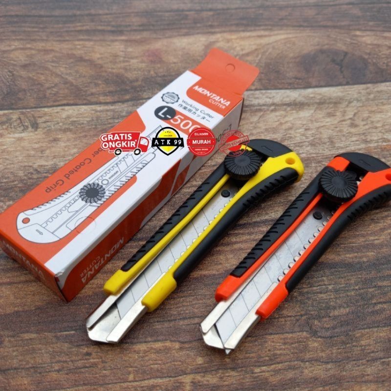 

Cutter MONTANA Besar/ Pisau Cutter/CUTTER L-500/Working Cutter/Pisau Potong/Pisau Ukir