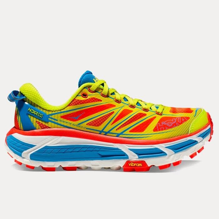 Sepatu Hoka One One Mafate Speed 2 / Flame / Running Shoes Men's