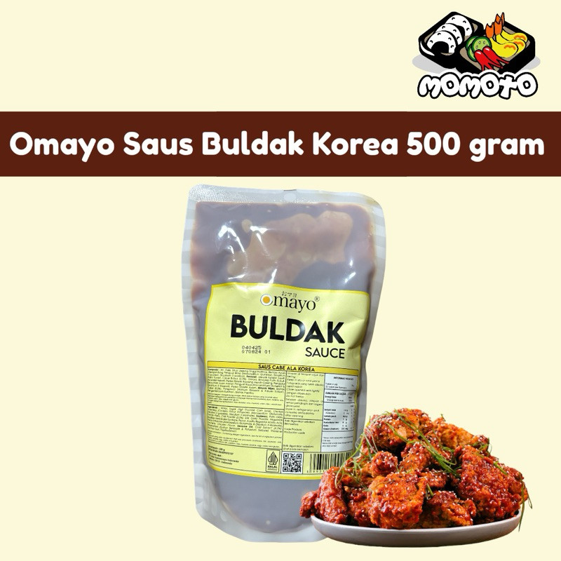 

Omayo Buldak Sauce 500 gram Horeca Saus Cabe Korea Halal Ayam Korean Fried Chicken Pedas
