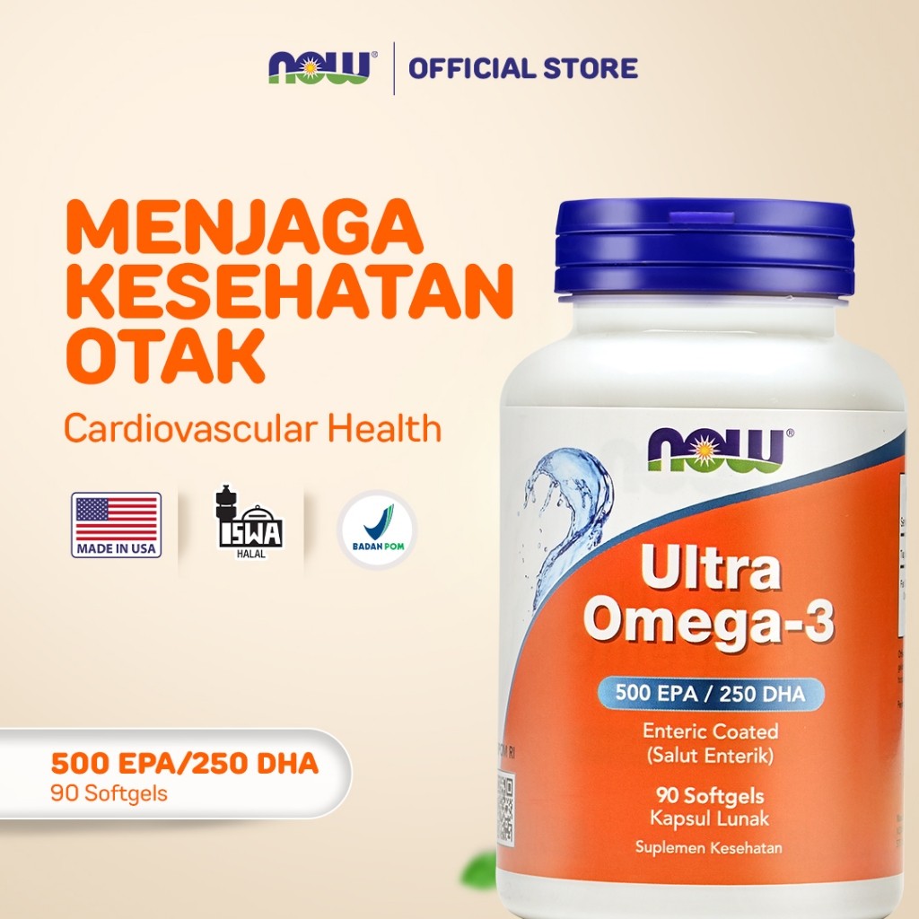 

NOW Ultra Omega 3 Fish OIl - 90 Softgels