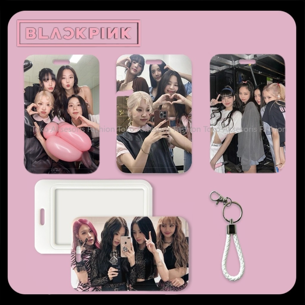 

BLACKPINK id card holder tempat kartu lucu layer lanyard photocard aesthetic gantungan pelindung kartu nama tag cute nametag cari di lanyard pelindung ktp tempat foto card