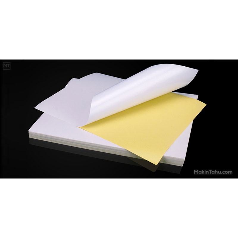 

[MS] Kertas Sticker Label Ukuran Folio 100 Lembar