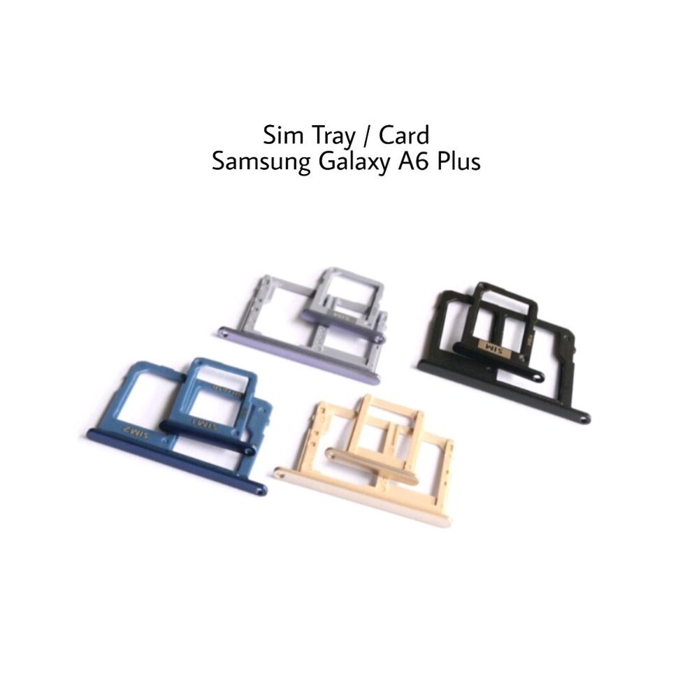 Sim Tray Card Lock Slot Samsung Galaxy A6 Plus Original