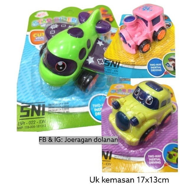 mobil star rider / mobil kartun