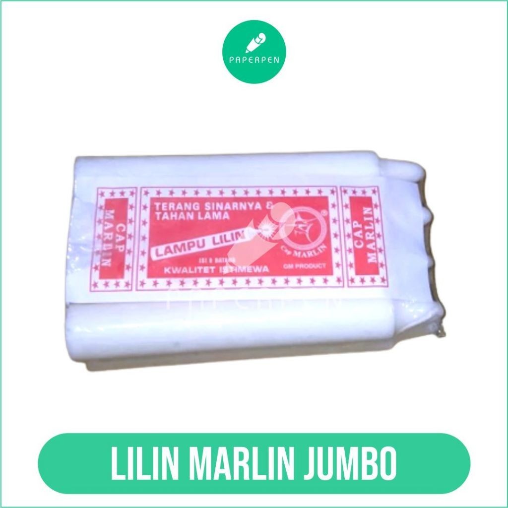 [MS]  Lilin Marlin Jumbo/Lilin Putih Jumbo