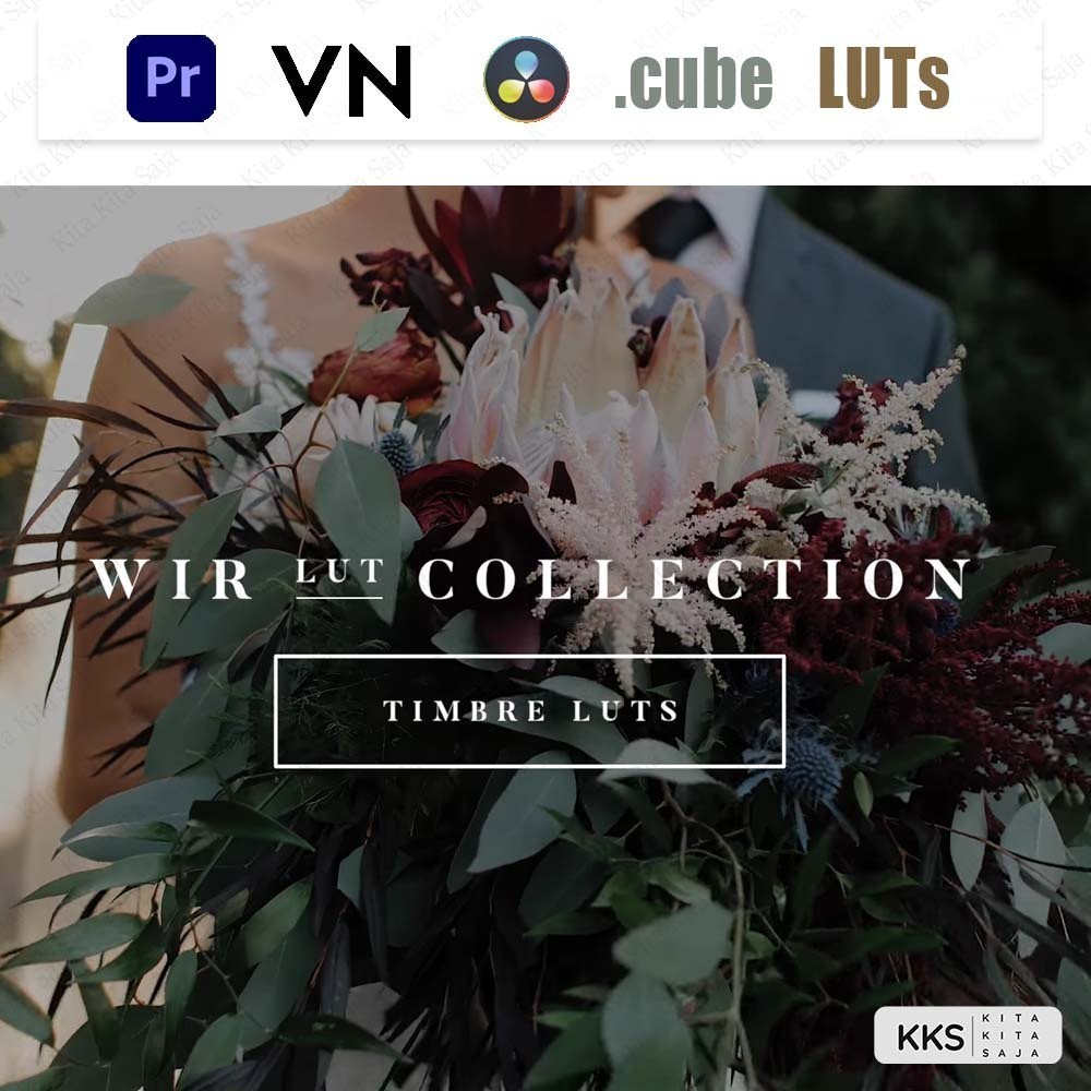 (BISA VN) White in Revery - Timbre Original Professional Adventure Wedding Video LUTs untuk VN Premi
