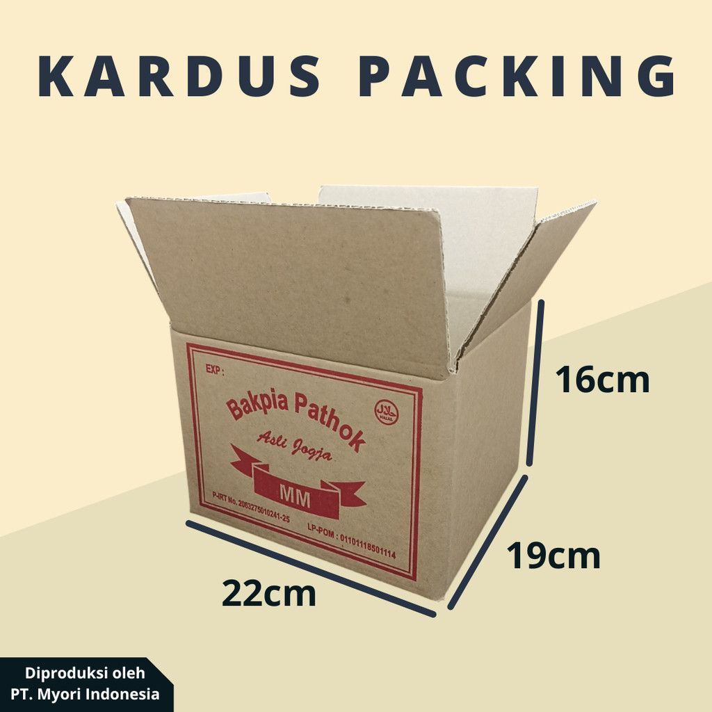 

(Uk. 22 x 19 x 16 cm) | Kardus Packing | Box Packing | Dus Packing Overstock