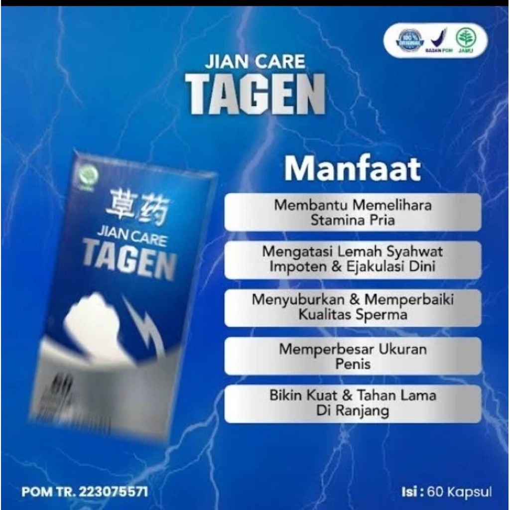JIANCARE TAGEN PRIA SEJATI PUNYA SELERA