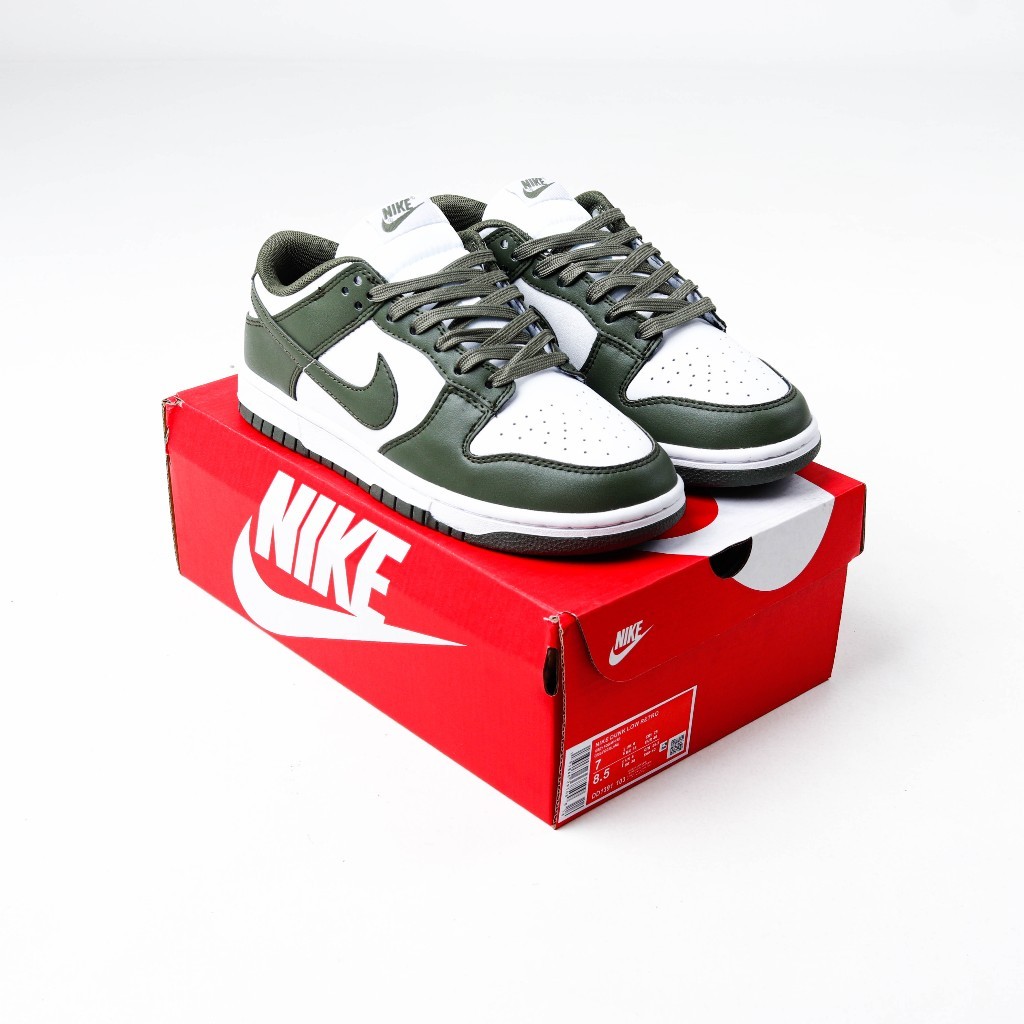 (ZEEZ) Sepatu Nike SB Dunk Low Medium Olive