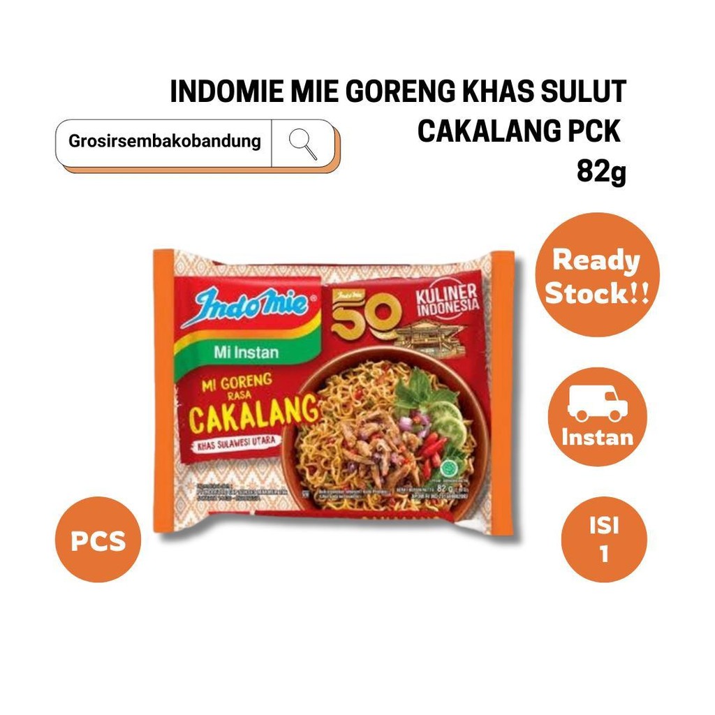 

INDOMIE MIE GORENG KHAS SULUT CAKALANG PCK 82g - 1 Pcs - Kota Bandung