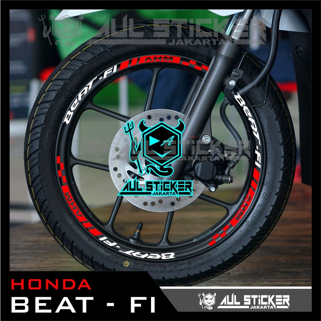 Sticker velg Honda BEAT FI DEPAN BELAKANG