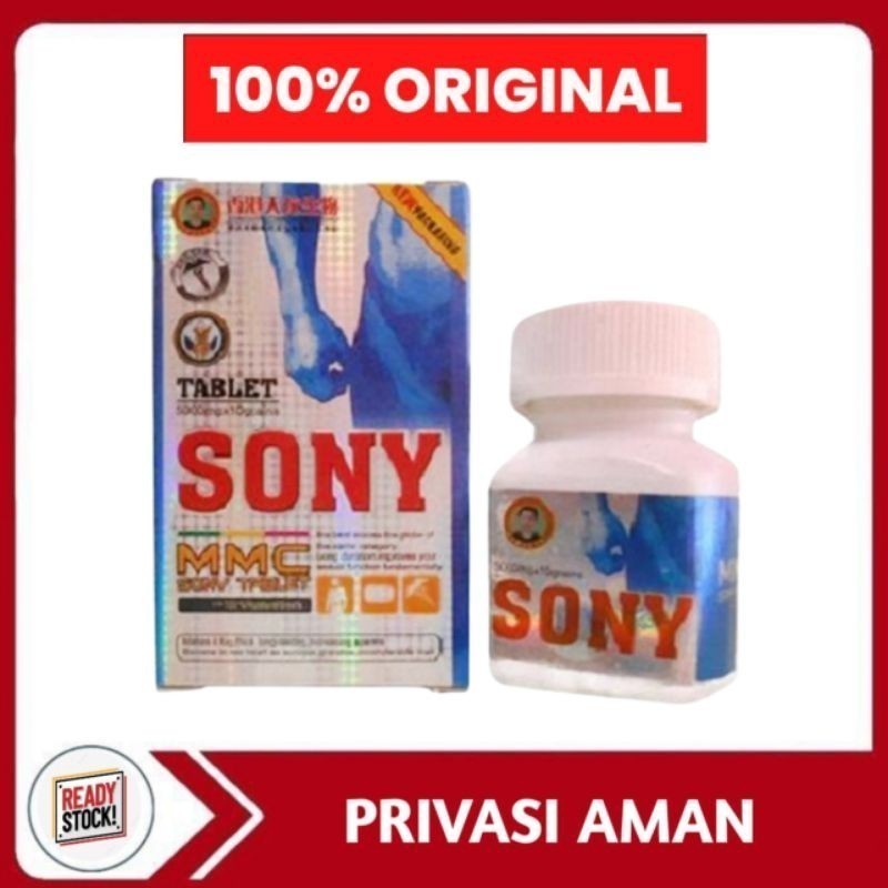 SONY MMC | OBAT PENAMBAH STAMINA PRIA DEWASA TAHAN LAMA ISI 10 BUTIR ASLI ORIGINAL ORIGINAL BERGARAN