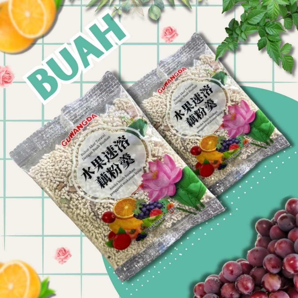 

Oufen Lotus Root Powder - Sachet Ekonomis Buah/Fruits (35g Sachet) Kemasan ekonomis & Praktis