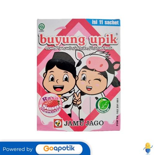 

Buyung Upik Rasa Susu Strawberry 5 Gram Box 11 Sachet