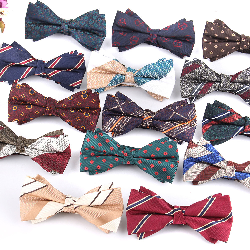 

New Striped Bow tie Casual Shirts Bow ties For Men Women Bow knot Adult Floral Bow Ties Cravats Party Wedding Bowties For Gifts