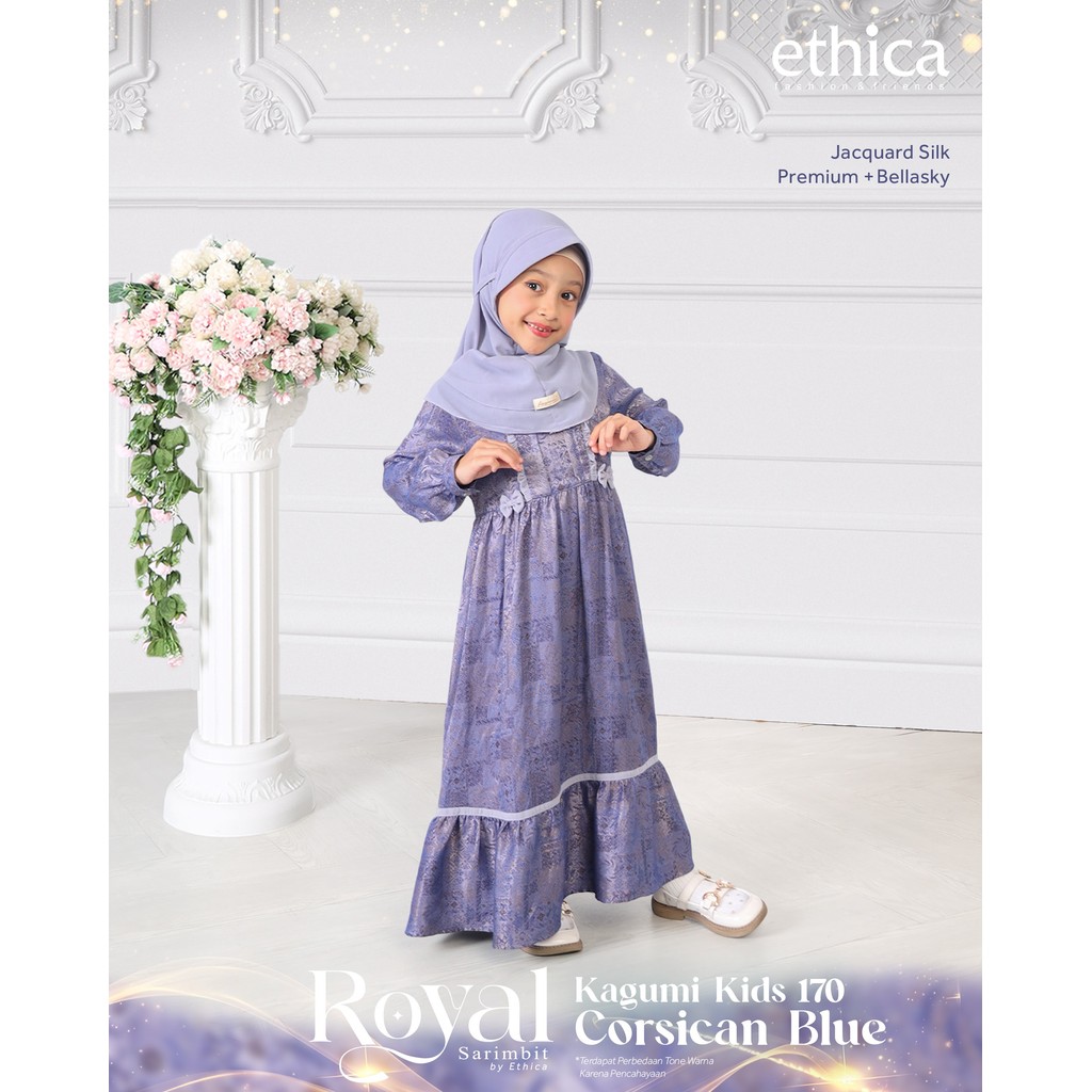 Sarimbit Elfa Dress Gamis Anak Perempuan Kagumi Kids 170 by Ethica