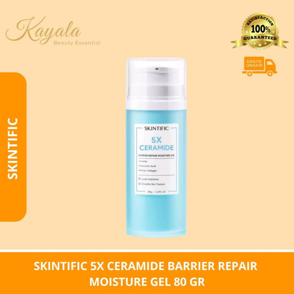 SKINTIFIC 5X CERAMIDE BARRIER REPAIR MOISTURE GEL 80 GR - SKINTIFIC MOISTURIZER 80 GR