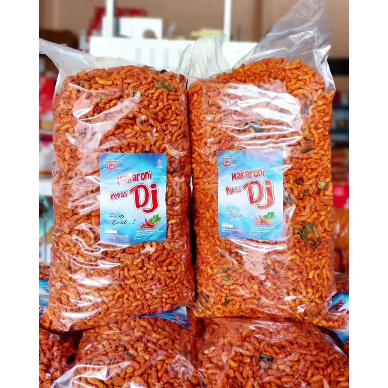 

Makaroni pipa 1kg (1000gr) Pedas DJ Makaroni pedes daun jeruk 1 KG