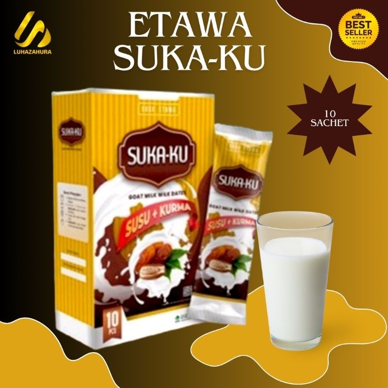 

SUSU ETAWA SUKA-KU 1 BOX ISI 10 SACHET ORIGINAL LUHAZAHURA