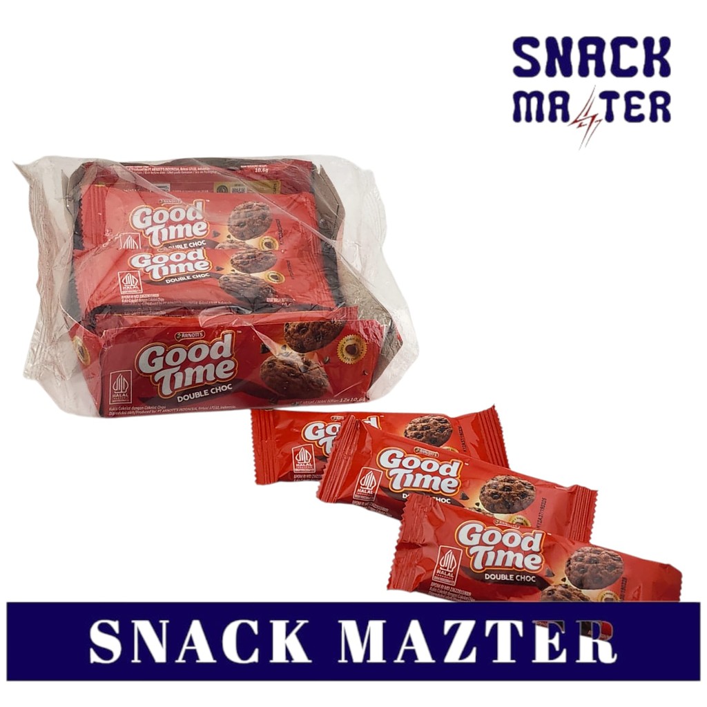 

Good Time Mini Double Choc - Netto 12 bks x 10 gr