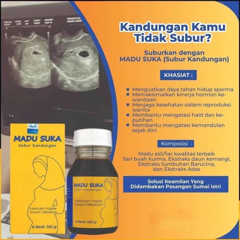 

MADU SUKA SUBUR KANDUNGAN 350gr